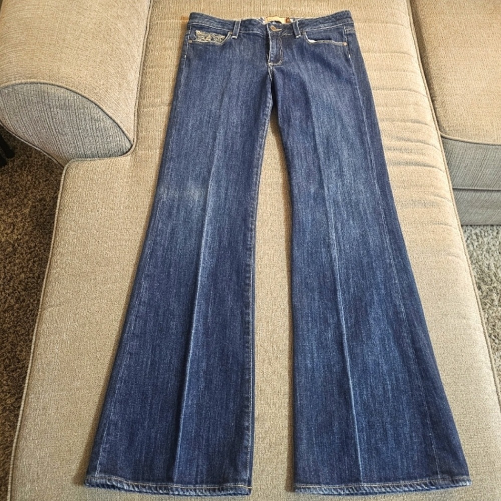 Paige Robertson Flare Leg Denim Casual Western Jeans Size 30